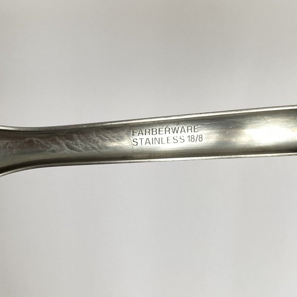 Farberware Kitchen Slotted Spatula Stainless Steel Black Ring Top Grill Flip - Picture 3 of 8